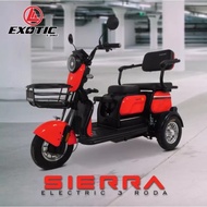 Motor Listrik Roda 3 Exotic Sierra 48V 800W Electric Motorcycle