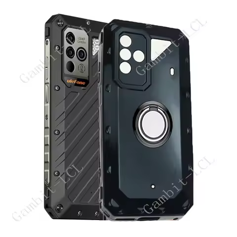For Ulefone Power Armor 18 18T Ultra Armor 19T 19 Armor19 Back Ring Holder Bracket Phone Case Soft T