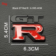 GTR Car Sticker Suitable for gtr Modified 3D Metal GTR Car Logo Tail Logo Sticker Trunk Logo Decorat