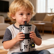 316 Stainless Steel Ice Cream Cup Gradient High Aesthetic Large Cup Straw Insulated Value Water C7y1