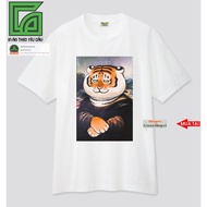 T-Shirt Printed with Fat Tiger - Fat Tiger CNY 2022 Thai Fabric S301 Greenshopct