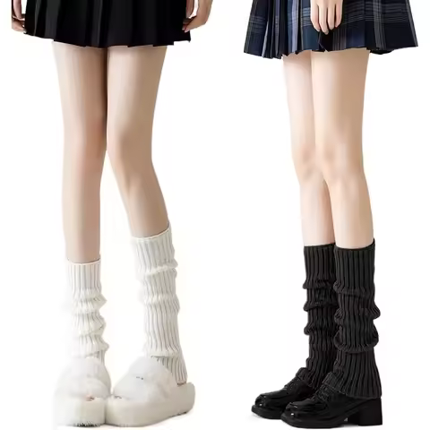 2 Pcs Leg Warmers Y2k Style Leg Warmers for Women Cute Kawaii Cream Leg Warmers with Trendy Y2k Acce