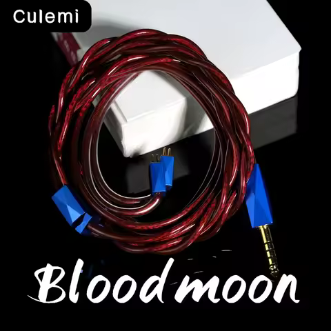 Culemi-02 In-Ear Headphone Upgrade Cable with 2.5/3.5/4.4 Balanced MMCX/2PIN IE900 Compatible with D