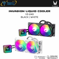 INVASION YZ-240 240mm AIO CPU Liquid Cooler Water Cooler (Black / White)