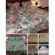 PROMOSI/CADAR PATCHWORK/CADAR PATCHWORK QUEEN/CADAR/CADAR MURAH/promosi/freeshipping/sarung bantal p