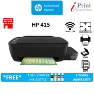 HP 415 Ink tank Wireless All-in-One Printer [ Print / Scan/ Copy/ Wireless ]