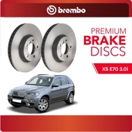 BREMBO Front Discs (2pcs) - BMW X5 E70 2007 3.0i, BMW X5 F15 3.0i X-DRIVE 2015, BMW X6 E71 3.0i
