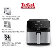 Tefal Easy Fry Mega Digital Air Fryer 7.5L EY855D – XL capacity, Grill, Reheat, Bake, Crisp,Roast
