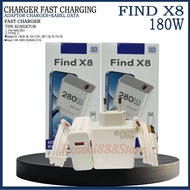 Charger For OPP FIND X8 280W For Android Fast Charger Adapter Charger + Type C Cable Fast Charging