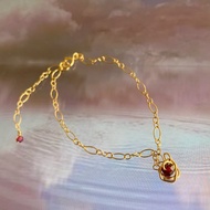 【禮物】Reunite-14K注金/紫牙烏手鍊手環