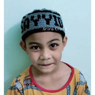 KOPIAH KAIT / KOPIAH NAMA KAIT / CROCHET KOPIAH / CROCHET KUFI