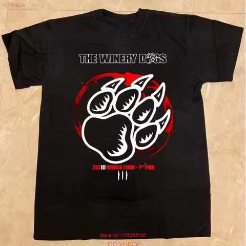 Rare The Winery Dogs 2024 World Tour For Fan All Size S to 5Xl T shirt vintage Washed Top For Everyd