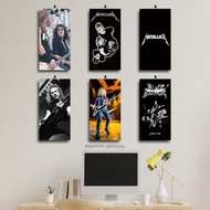 METALLICA BAND WALL DECORATION 15X30 | PRINTIFY OFFICIAL| METALLICA BAND GUITARIST ROOM DECORATION |