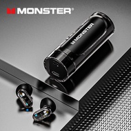 Monster XKT13 TWS Wireless Bluetooth Earphone หูฟังไร้สายบลูทูธ 5.3 หูฟังเกมมิ่ง หูฟังกีฬา หูฟังพร้อ