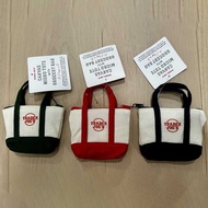 Trader Joe NEW 2 BAGS IN 1 CANVAS MICRO TOTE WITH GROCERY BAG Ready Stock