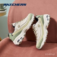 KU3I People love itSkedge（Skechers）Women's Shoes Summer Retro Platform Contrast Color Heightened Daddy Shoes Milk Tea D'