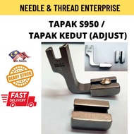 TAPAK KEDUT MESIN JAHIT INDUSTRI / S950 Gathering footer for industrial lock stitch sewing machine /