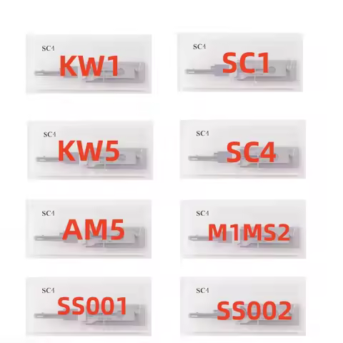 Lishi Styles Tools KW1 M1/M2 AM5 KW5 SC1 SC4 M1 MS2 SS001 PRO SS002 PRO 2in1 Locksmith Tools