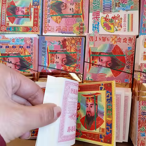 1000 Sheets Ancestor Money Paper Colorful Bright Burning Sacrifice Accessory ancestor money wish pap