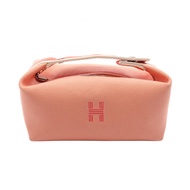 【二手】愛馬仕 HERMES 手提包 Bride a 黑色 PM 番石榴帆布 Bride a 黑色 PM 番石榴女士二手 A