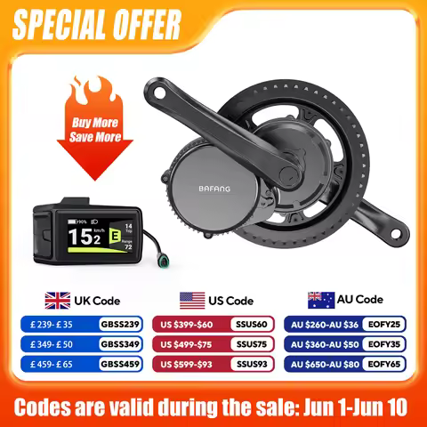 Bafang 750W 48V Motor Kit Complete Set Electric Bike Middle Drive 8fun BBS02 BBS02B eBike Conversion