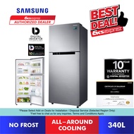 Samsung Inverter Fridge (340L) RT29K501JS8/ME Top Mount Freezer Refrigerator / Peti Sejuk