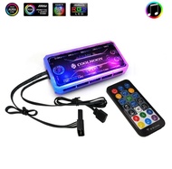 Bộ Hub Và Remote Coolmoon Hỗ trợ Aura Sync Gigabyte Fusion Mystic Light Sync - Thay Đổi Hiệu Ứng The