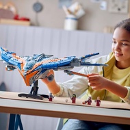 Compatible with Lego Superhero Galaxy Guard 76286 Milan Spaceship Children Assembled Building Block 