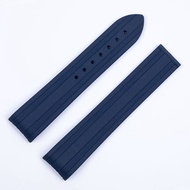 2023 New Seiko Soft Silicone Watch Strap For Omega Seamaster 300 Planet Ocean AT150 Rubber 20mmm