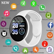 CU D18 Pro Smart Watch Men Women Bluetooth Fitness Tracker Sport Bracelet Heart Rate Blood Pressure 
