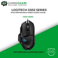 Logitech G502 Hero RGB LightSync Wired High Performing Gaming Mouse (910-005472)
