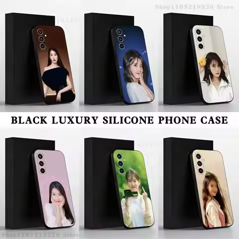 L-Lee J-Ji Eun I-IU Phone Case For Samsung S 25,24,23,22,30,21,10,9,Ultra,Plus,Lite,FE,4,5 G Black S