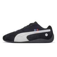 Puma Casual Shoes BMW MMS Speeat Black White Suede Racing Men's [ACS] 30778901