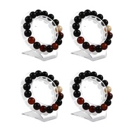 4 Pcs Clear Acrylic Bracelet Displays Stands Bracelet Display Stand Holder Clear Bracelet Stand Tran