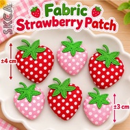 BGL Fabric Patch Strawberry Fabric Patch Application