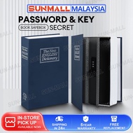 Book Safe Box with Password Lock Key Dictionary Secret Storage Box