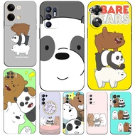 Case For Oppo A53 A32 A53S 4G 5G A33 A11S 4G 2020 Phone Cover Soft Silicon Black Tpu we bare bears