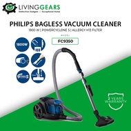 Philips FC9350 PowerPro Bagless EPA 10 Filter Vacuum 1800W Power Cyclone FC9350/62