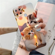 Case Realme C15hp - Fashion Cat Case - Latest Realme C15 Softcase - Realme C15 Casing - Realme C15 C