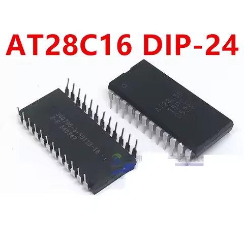 Free Shipping 10pcs/lots AT28C16 AT28C16-15PC AT28C16-20PC 28C16 DIP-24 8K x 8 EEPROM