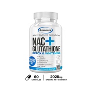 NAC+ Supplement N-Acetyl Cysteine Plus L-Glutathione Intracellular Antioxidant Complex with Milk Thi