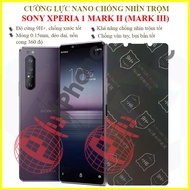 Dán chống nhìn trộm Sony Xperia 1 Mark 2 (Mark II) Xperia 1 Mark 3 (Mark III) - Dán cường lực dẻo na