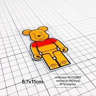 winnie the pooh 小熊維尼 汽車反光防水貼紙 車貼