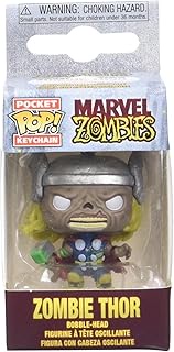 Funko Pop! Keychain: Marvel Zombies - Thor Multicolor, 2 inches