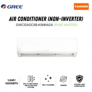 Gree Wall Mounted Air Conditioner Non-Inverter - PUREMASTER G23P (1.5HP/12000BTU) GWC12AGCXB-K6NNA2A