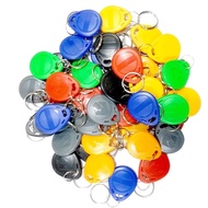 50pcs /Lot T5577 EM4305 Copy Rewritable Writable Rewrite Duplicate RFID Tag Proximity Token Keyfobs 