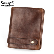 Cobbler legend Genuine Leather Wallet Men Vintage Short Purses