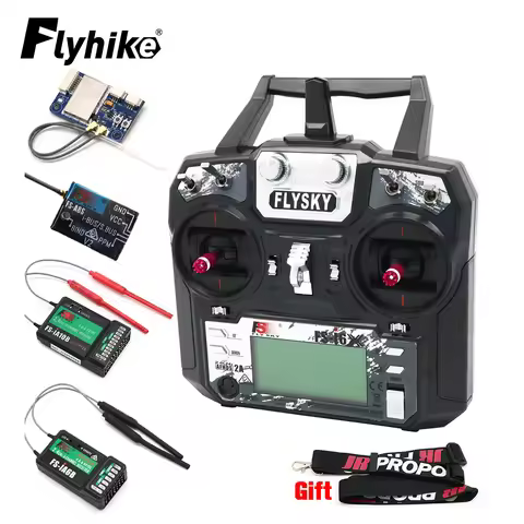 Original Flysky FS-i6X 10CH 2.4GHz AFHDS 2A RC Transmitter With FS-iA6B FS-iA10B FS-X6B FS-A8S Recei