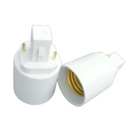 PLC G24 Male to E27 Female Socket Base Light Bulb Lamp Adapter Holder 2332.1