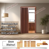 Accordion door Indoor folding door PVC household sliding door Track door Folding door PVC door Bathr